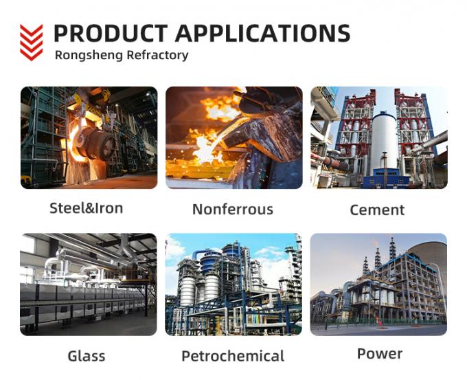 طوب الألومينا العالي الطوب المقاوم للنيران من ثلاثة قطع رقيقة للطوب الساطع عالي الحرارة 0