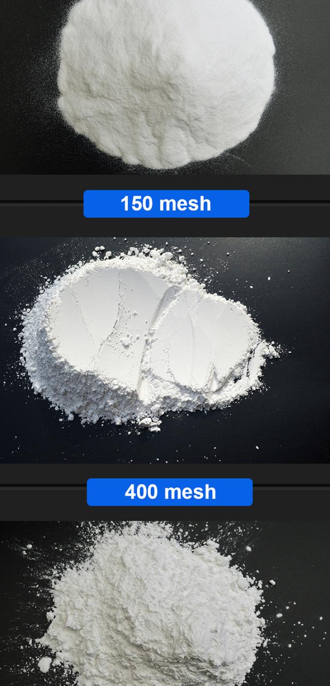 OEM نقاء عالية 98.8 ٪ Al2O3 مسحوق تنفجير الوسائط الألومينا الأبيض المذابة لصناعة المقاومة للشمس 2