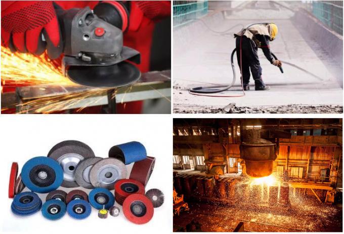 OEM نقاء عالية 98.8 ٪ Al2O3 مسحوق تنفجير الوسائط الألومينا الأبيض المذابة لصناعة المقاومة للشمس 3