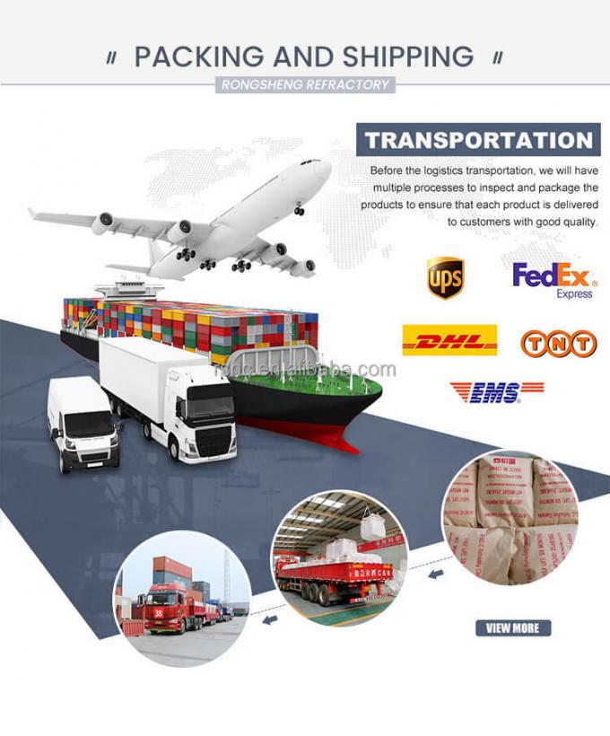 المواد الحادية للنار الكوروندوم المطبوعة الألومينا المنصهر 99.5% Al2O3 الألومينا المطبوعة مع سعر المصنع 5