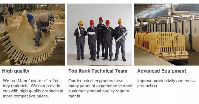 الفرن الصناعي الطوب النار معلقة ممتازة مقاومة الصدمات الحرارية المقاومة للنيران عالية الألومينا طوب مرساة للفرن الساخن 2