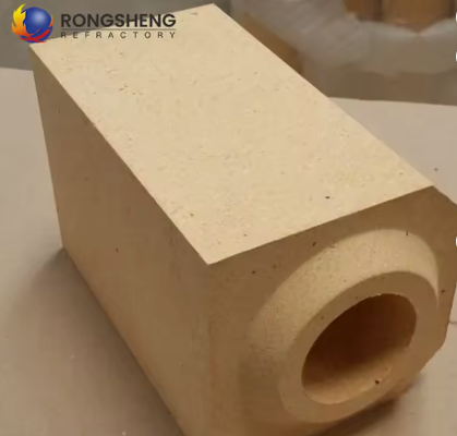 Factory Supply Mullite Alumina Fireclay Casting Runner Bricks Round Refractory Brick Casting Nozzle Bricks For Foundry Steel