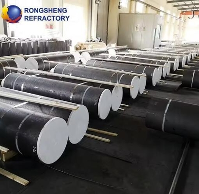 قطر 75mm-700mm الكربون الكهرباء كتلة الكربون الكهرباء Uhp لفرن القوس