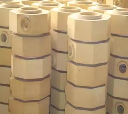 صب القوة العالية الطوب الركاب المقاوم للنار الطوب المعدني المقاوم للنار الطوب المسام