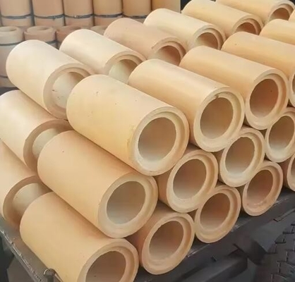 حديد الصلب صناعة الصهارة الطوب المحلي المقاوم للنيران القناة / الغطاء / الجولة / مربع الألومينا Fireclay Runner الطوب صب البوق الطوب