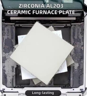 صفيحة سيركونيا Al2O3 السيراميكية لفرن درجة الحرارة العالية التطبيق السيراميكي الصناعي قطع مخصص معالجة الانحناء