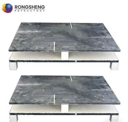 ألواح كربيد السيليكون المخصصة دائرية مربعة SIC، SSSIC، RBSIC لوح رف فرن كربيد السيليكون المرتبط بالنيتريد للسيراميك