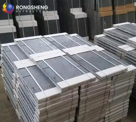 ألواح كربيد السيليكون المخصصة دائرية مربعة SIC، SSSIC، RBSIC لوح رف فرن كربيد السيليكون المرتبط بالنيتريد للسيراميك