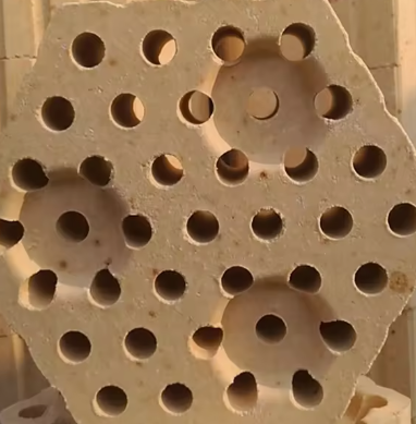 Industrial Refractory Checker Brick High Alumina Silica Checker Bricks For Hot Blast Stove And Regenerative Furnace