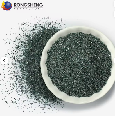 نقاء مرتفع RONGSHENG غبار كاربيد السيليكون الأخضر الرماد القطع 240# 360# F1200 القوة العالية 1900 السيراميك المقاوم للنيران