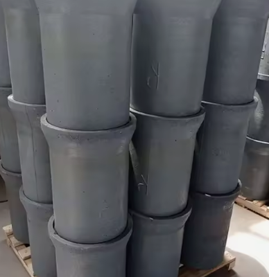 مصنع إمدادات كبيرة سيك الصهر 50kg 350kg كربيد السيليكون وعاء ساجر كربيد السيليكون الصهر لذوبان الحديد الزهري