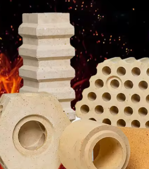 Rongsheng ارتفاع درجة الحرارة الألومنيوم الطوب الحراري المقاوم للصدمات الألومينا سيليكات النار الطوب لفرن الانفجار